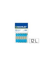 LAPICES CERA MANLEY UNICOLOR AZUL COBALTO Nº 20 CAJA 12 2