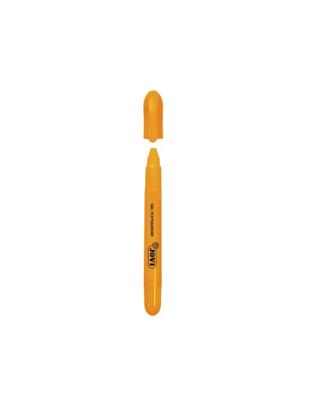 MARCADOR DE CERA GEL JOVI FLUORESCENTE NARANJA CAJA DE 12 UD.