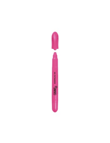 MARCADOR DE CERA GEL JOVI FLUORESCENTE ROSA CAJA DE 12 UD.