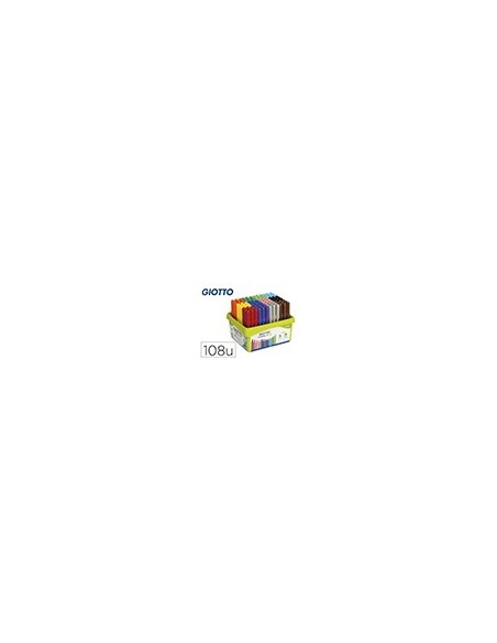 ROTULADOR GIOTTO TURBO MAXI SCHOOL PACK 108UDS.12X9 UDS.524000