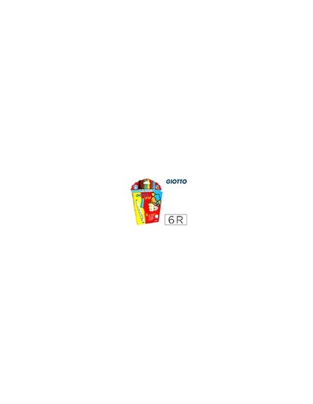 ROTULADOR GIOTTO BEBE CAJA DE 6 COLORES