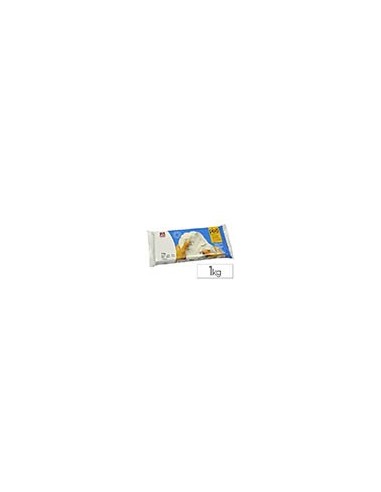 ARCILLA SIO-2 PLUS QUE ENDURECE AL AIRE BLANCO PAQUETE DE 1 KG