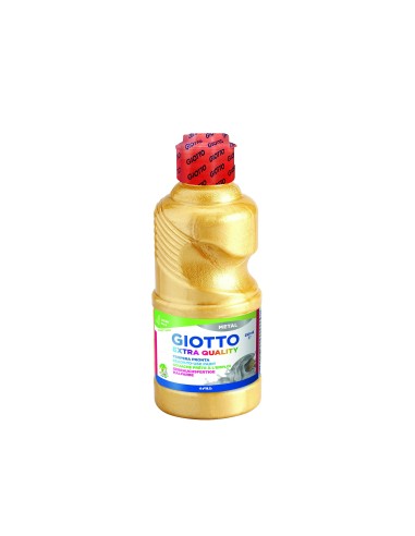 TEMPERA LIQUIDA GIOTTO ESCOLAR 250 ML METALIZADA ORO
