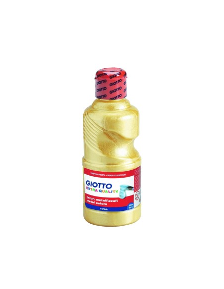 TEMPERA LIQUIDA GIOTTO ESCOLAR 250 ML METALIZADA ORO
