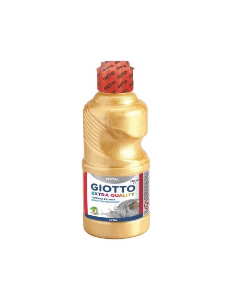 TEMPERA LIQUIDA GIOTTO ESCOLAR 250 ML METALIZADA ORO