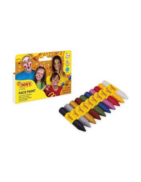 BARRA MAQUILLAJE JOVI CAJA 10 COLORES SURTIDOS