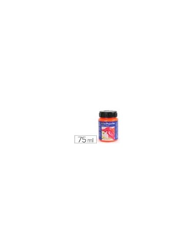 PINTURA LATEX LA PAJARITA F-02 NARANJA FLUORESCENTE 75ML