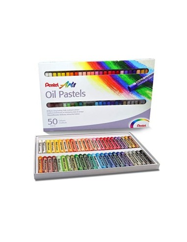 LAPICES PENTEL OIL PASTEL CAJA 50 SURT.