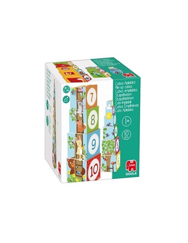 JUEGO DISET DIDACTICOS CUBOS APILABLES FIGURAS DEL BOSQUE