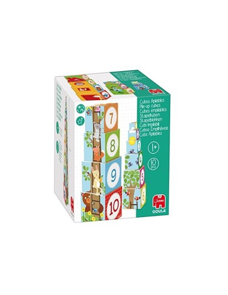 JUEGO DISET DIDACTICOS CUBOS APILABLES FIGURAS DEL BOSQUE