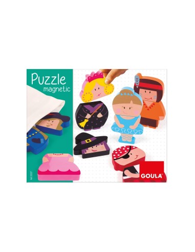 PUZZLE GOULA INFANTIL PERSONAJES MAGNETICOS
