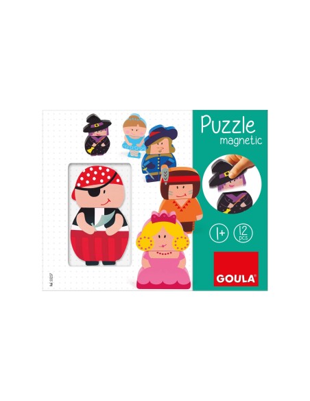 PUZZLE GOULA INFANTIL PERSONAJES MAGNETICOS