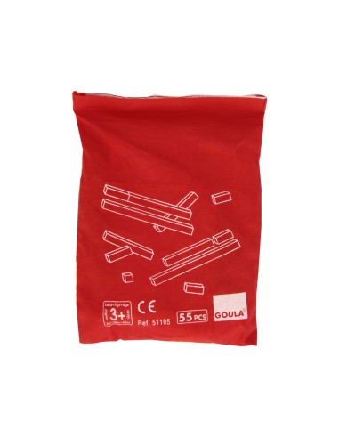 JUEGO GOULA DIDACTICO REGLETAS EN BOLSA 55 PIEZAS 51105