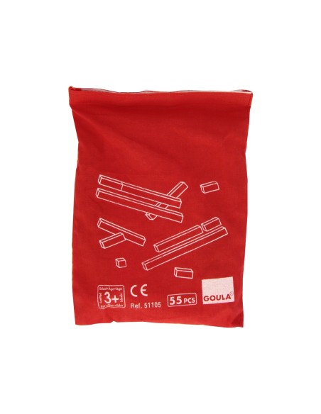 JUEGO GOULA DIDACTICO REGLETAS EN BOLSA 55 PIEZAS 51105