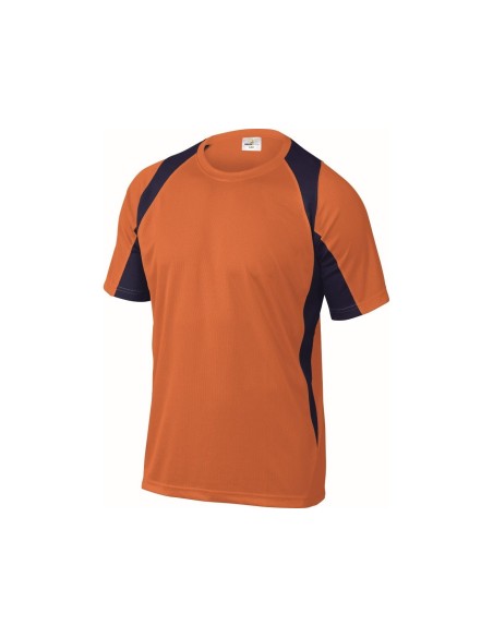 CAMISETA DELTAPLUS POLIESTER M.CORTA SECADO RAPIDO COL.NJ.MAR. T. XL