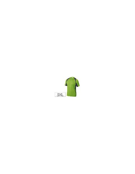 CAMISETA DELTAPLUS POLIESTER M.CORTA SECADO RAPIDO COL.VER.GR. T. 3XL