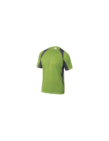 CAMISETA DELTAPLUS POLIESTER M.CORTA SECADO RAPIDO COL.VER.GR. T. 3XL
