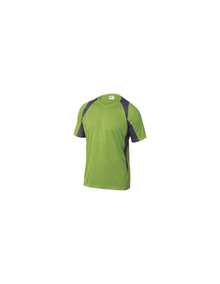 CAMISETA DELTAPLUS POLIESTER M.CORTA SECADO RAPIDO COL.VER.GR. T. 3XL