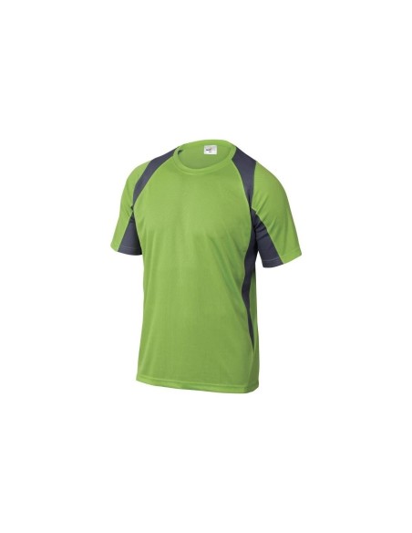 CAMISETA DELTAPLUS POLIESTER M.CORTA SECADO RAPIDO COL.VER.GR. T. XL
