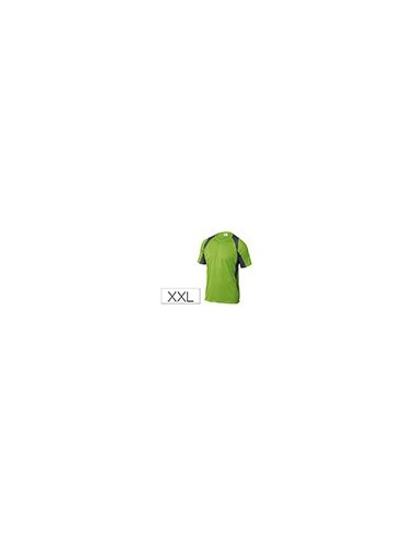 CAMISETA DELTAPLUS POLIESTER M.CORTA SECADO RAPIDO COL.VER.GR. T. XXL