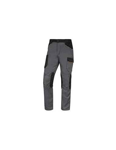 BERMUDA TRABAJO DELTAPLUS CINTURA AJUST.5 BOLS.COL.GRISVE.TALLA XL