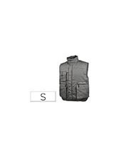 CHALECO DELTAPLUS CINTURA ELASTICA PROTEGE RIÑONES COL.GRIS T. S 2