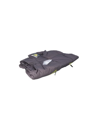 CHALECO DELTAPLUS CINTURA ELASTICA PROTEGE RIÑONES COL.GRIS T. S