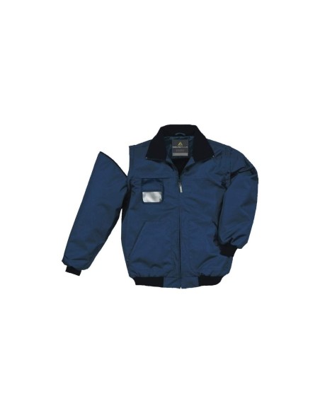 CHAQUETA DELTAPLUS POLAR CRREMALLERA 2 BOLS.COL.AZ.TALLA 3XL