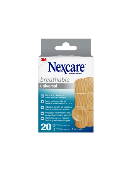 TIRA PROTECTORA 3M NEXCARE HERIDAS CORTES C/20 U.DIVERSOS S
