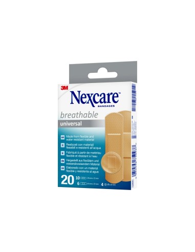 TIRA PROTECTORA 3M NEXCARE HERIDAS CORTES C/20 U.DIVERSOS S