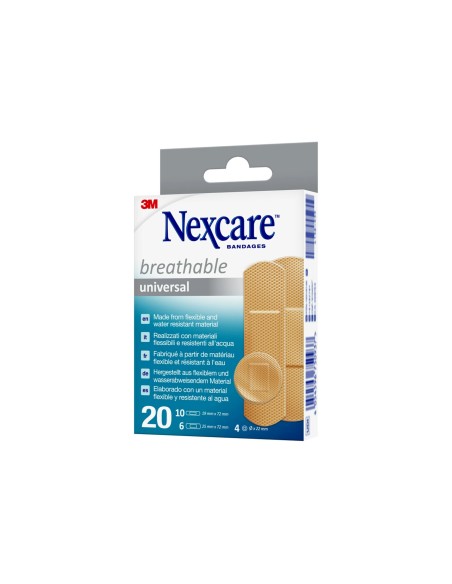 TIRA PROTECTORA 3M NEXCARE HERIDAS CORTES C/20 U.DIVERSOS S