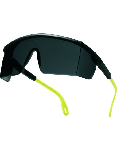 GAFAS PROTECCION POLICARBONATO MONOBLOQUE AHUMADO COL.GRIS- AM. UV400