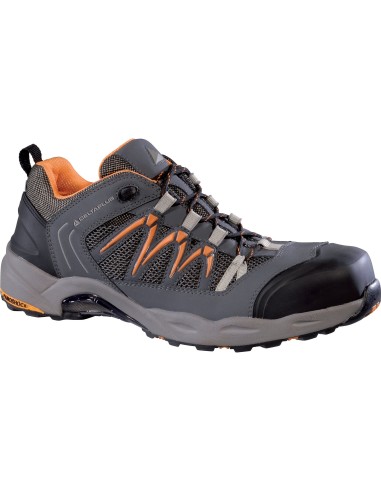 ZAPATOS SEGURIDAD PIEL NOBUCK PUNTERA SUELA COMPOSITE GRIS-NJ. T. 41