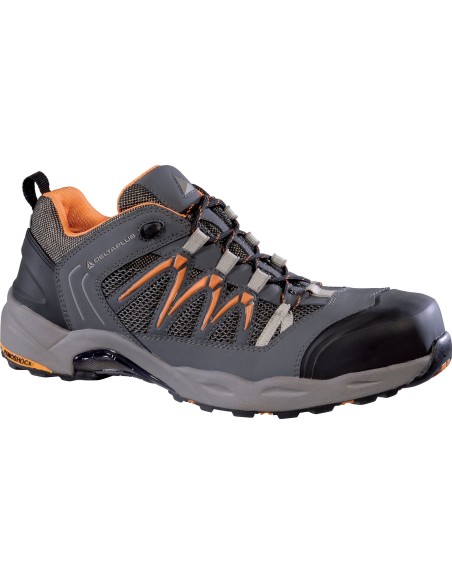 ZAPATOS SEGURIDAD PIEL NOBUCK PUNTERA SUELA COMPOSITE GRIS-NJ. T. 41
