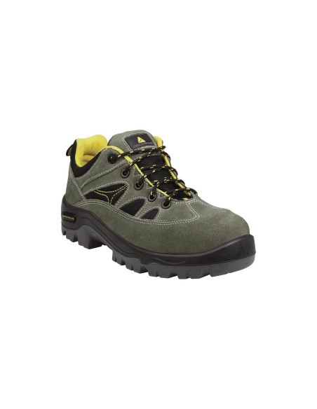 ZAPATOS SEGURIDAD PIEL NOBUCK PUNTERA SUELA COMPOSITE GRIS-NJ. T. 44