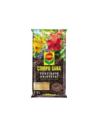 TIERRA COMPO PARA PLANTAS DE INTERIOR Y EXTERIOR 5 LITROS
