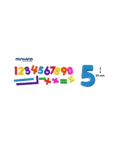 JUEGO MINILAND NUMEROS MAGNETICOS SIMBOLOS MATEMATICOS  162 PIEZAS