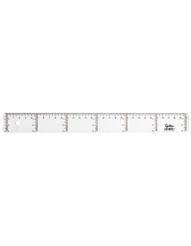 REGLA 30 CM PLASTICO CRISTAL