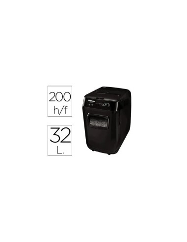 DESTRUCTORA DOCUMENTOS FELLOWES AUTOMAX 200M 200H.PARTICULAS GRAPAS