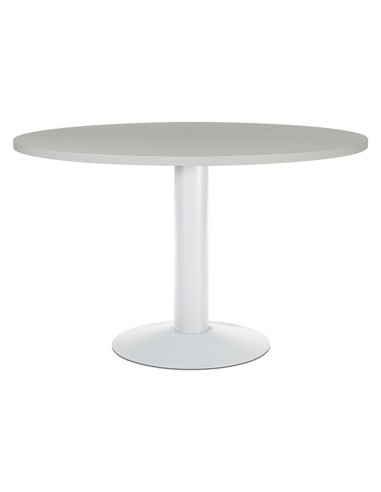 MESA REUNION ROCADA MEETING 3006ATW02 ACERO BL.GRIS 120CM.DIAM.