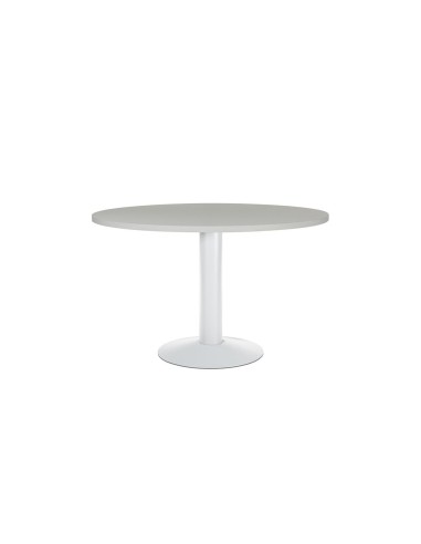 MESA REUNION ROCADA MEETING 3006ATW02 ACERO BL.GRIS 120CM.DIAM.