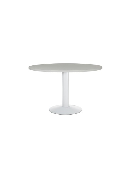 MESA REUNION ROCADA MEETING 3006ATW02 ACERO BL.GRIS 120CM.DIAM.
