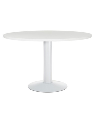 MESA REUNION ROCADA MEETING 3006ATW04 COLUMNA ACERO BL.BL.120CM.DIAM.