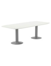 MESA REUNION ROCADA MEETING 3003AT04 COLUMNA DOBLE ACERO GRIS BL.