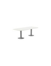 MESA REUNION ROCADA MEETING 3003AT04 COLUMNA DOBLE ACERO GRIS BL. 2