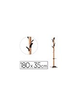 PERCHERO MADERA PAPERFLOW HAYA 8 COLGADORES PARAGUERO NG.ALTURA 180CM 2