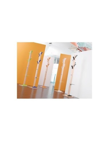 PERCHERO MADERA PAPERFLOW HAYA 8 COLGADORES PARAGUERO NG.ALTURA 180CM