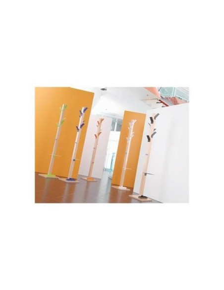 PERCHERO MADERA PAPERFLOW HAYA 8 COLGADORES PARAGUERO NG.ALTURA 180CM
