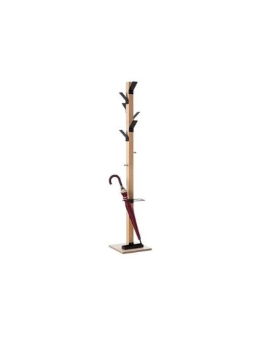 PERCHERO MADERA PAPERFLOW HAYA 8 COLGADORES PARAGUERO NG.ALTURA 180CM
