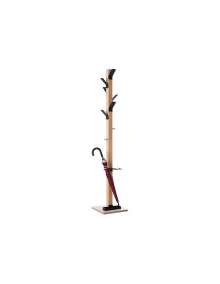 PERCHERO MADERA PAPERFLOW HAYA 8 COLGADORES PARAGUERO NG.ALTURA 180CM